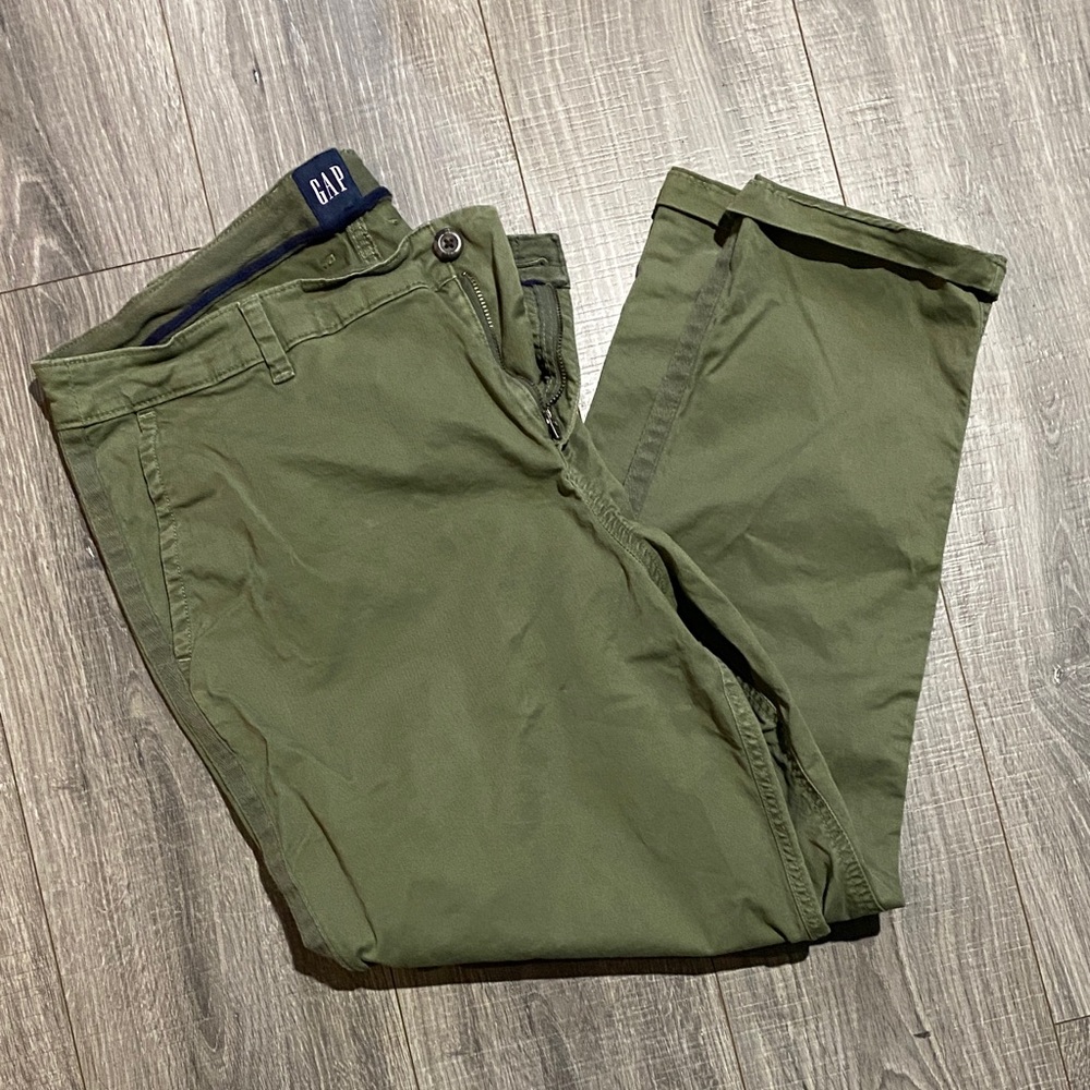 GAP Olive Green Chinos Pants
